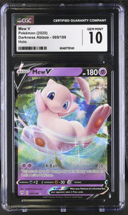 2020 Darkness Ablaze #069/189 Mew V CGC 10