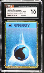 2023 Trading Card Game Classic #WAT Water Energy CGC 10