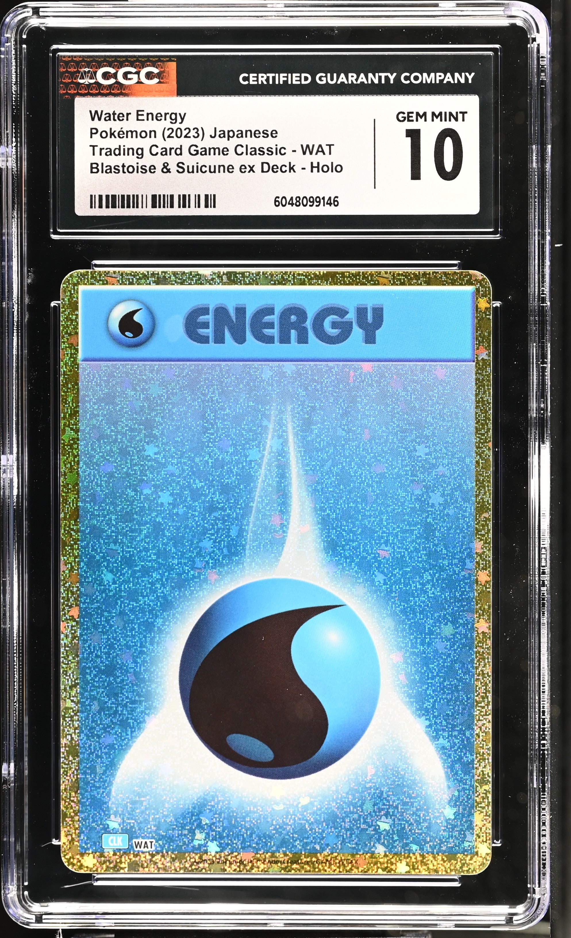 2023 Trading Card Game Classic #WAT Water Energy CGC 10